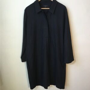 COS Wool Long Sleeve Shirt Dress